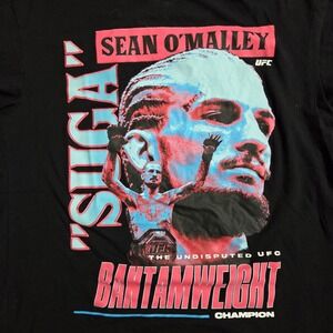 UFC Sean OMalley "Suga" Bantamweight Champion Black‎ T Shirt Mens Large